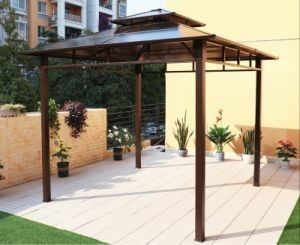 Profil d'aluminium haut dur Pavillon couverture 0,5 toit en métal rotatif Pavillon