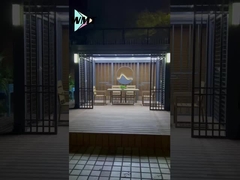 Gazebos extérieurs en aluminium haut de gamme Structures de cour motorisées et résistantes au vent